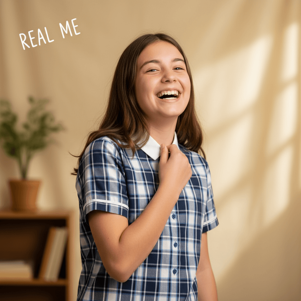 Candid outtake photograph